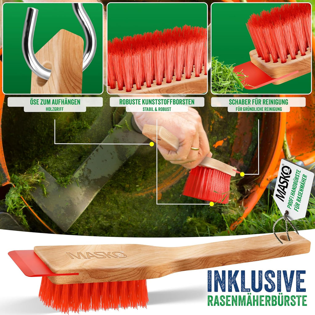 MASKO? Motobineuse électrique 1500 Watts | 40cm de Largeur de Travail, 20cm de Profondeur de Travail | Bineuse | Motoculteur à Fraise | Cultivateur | Fraiseuse de Jardin | Bineuse électrique/Orange