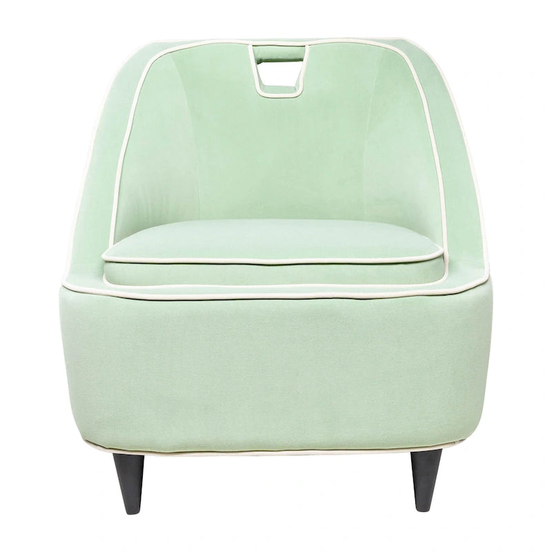 Sagebrook Home Modern Upholstered Two Toned Accent Chair - 28 x 30 x 31