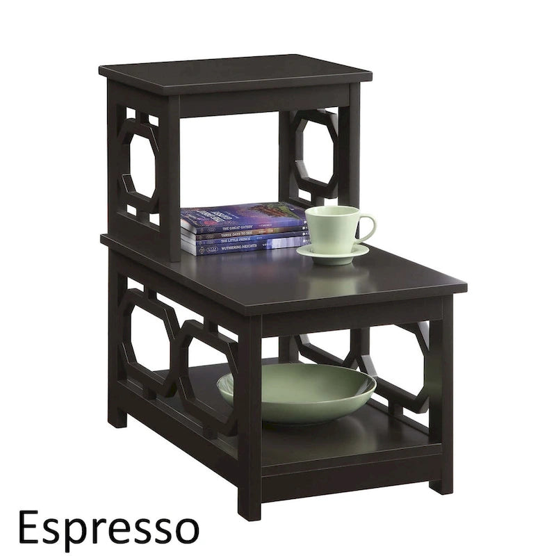 Convenience Concepts Omega 2 Step Chairside End Table