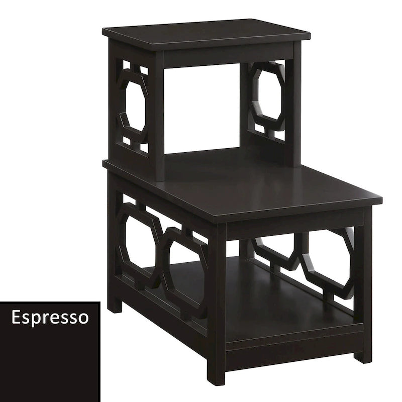 Convenience Concepts Omega 2 Step Chairside End Table