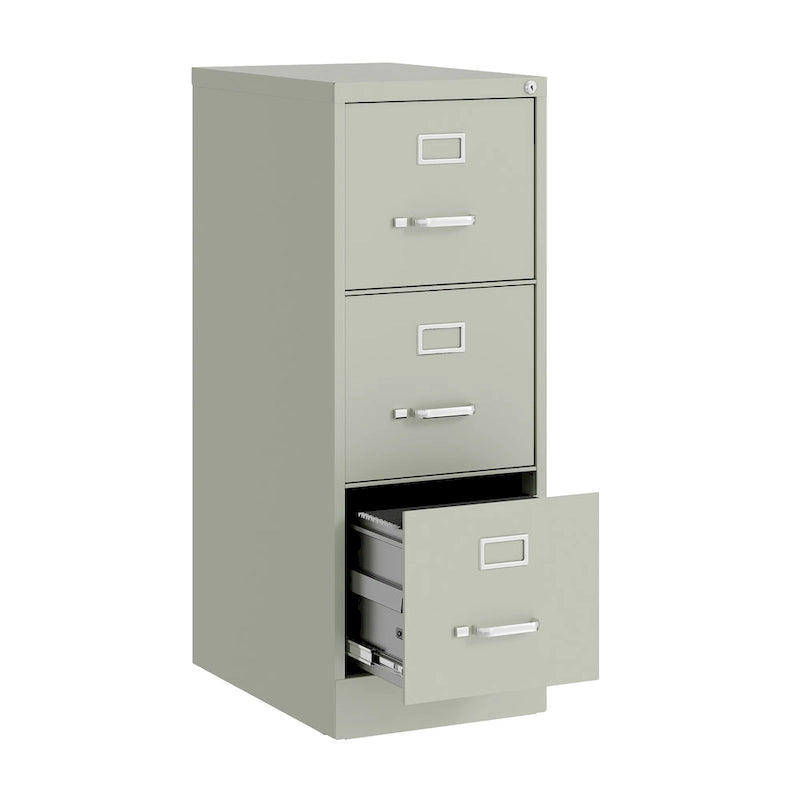 Hirsh 22-in Deep 3 Drawer, Letter Width, Vertical File Cabinet