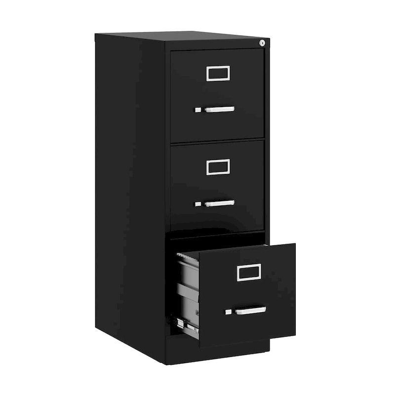 Hirsh 22-in Deep 3 Drawer, Letter Width, Vertical File Cabinet