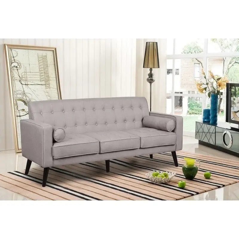 Valadez Mid Century Upholstered Tufted Sofa