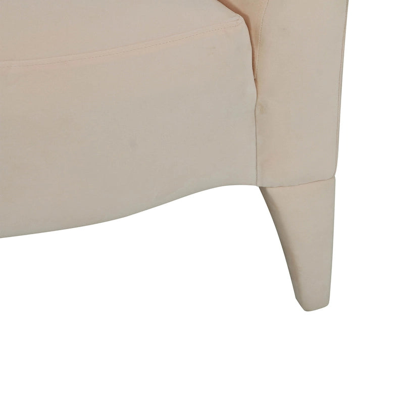 Naya Velvet Sofa - 96W x 36.2D x 34.3H - 96W x 36.2D x 34.3H