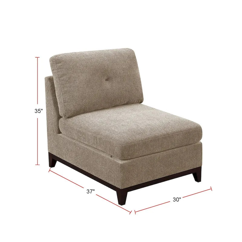 Camel Chenille Sectional Modular