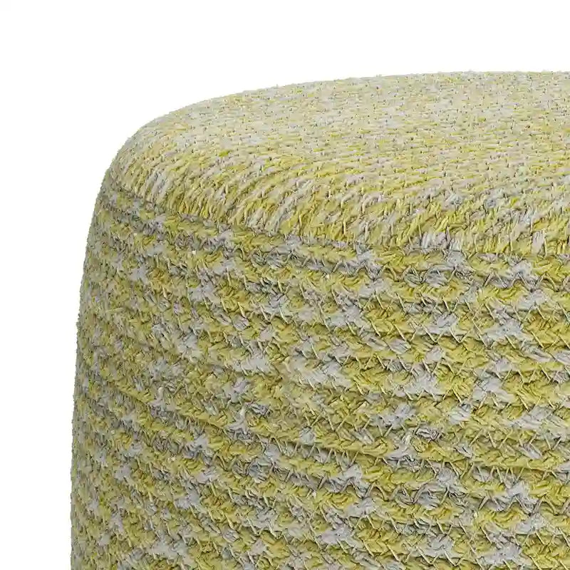 WYNDENHALL Brodie Round Braided Pouf