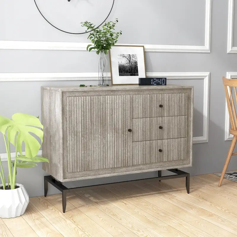 Camilo 3 Drawer Wood Accent Cabinet - 39.5 x 16 x 31