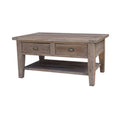 40 Wide Small Coffee Table, Light Brown
