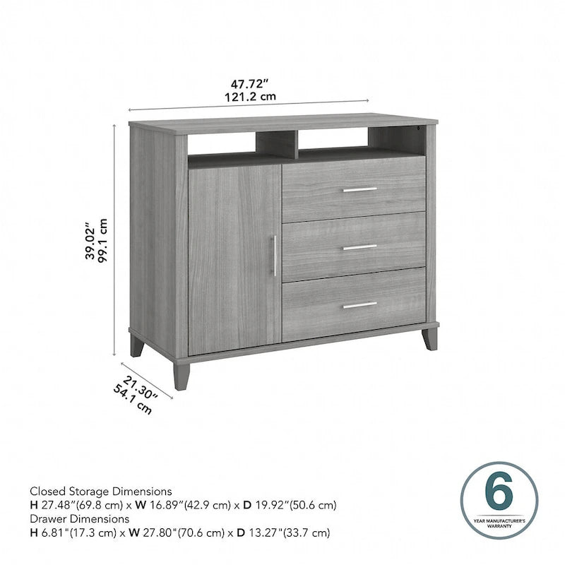 Somerset Tall TV Stand with Storage by Bush Furniture