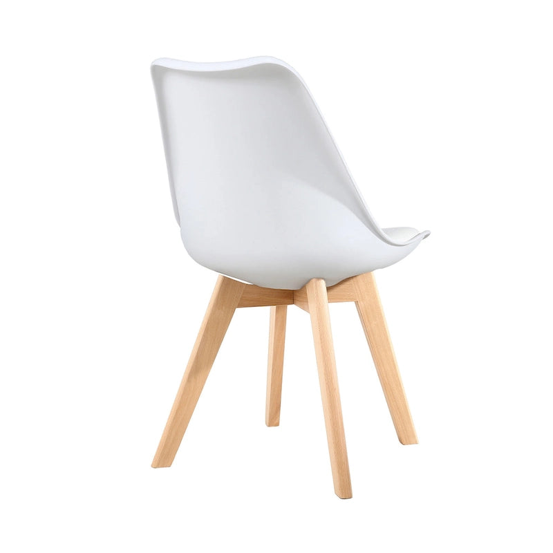 Dining Chairs Wooden Desk Chairs No Wheels Set of 2