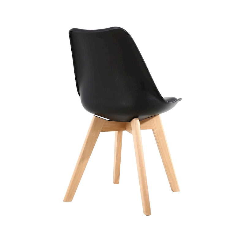 Dining Chairs Wooden Desk Chairs No Wheels Set of 2