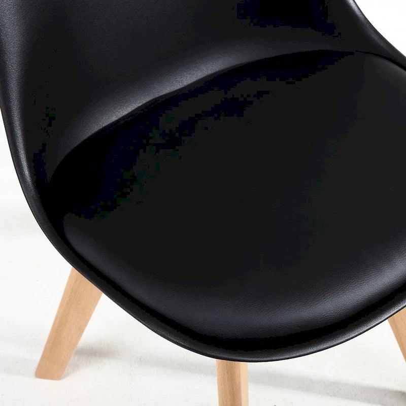 Dining Chairs Wooden Desk Chairs No Wheels Set of 2