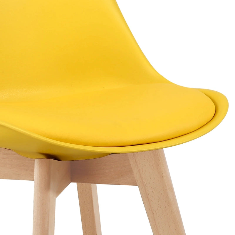 Dining Chairs Wooden Desk Chairs No Wheels Set of 2
