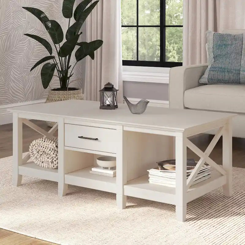 Key West Coffee Table with Storage by Bush Furniture