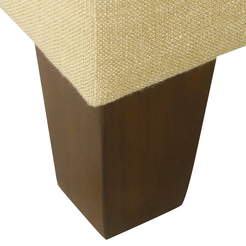 HomePop Luxury 28 Inches Square Storage Ottoman