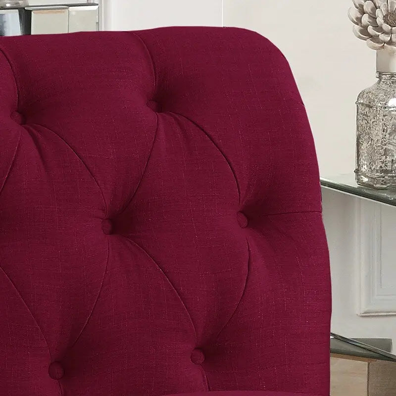 Rosevera LaGuardia Slipper Chair, Chesterfield, Armlesschair