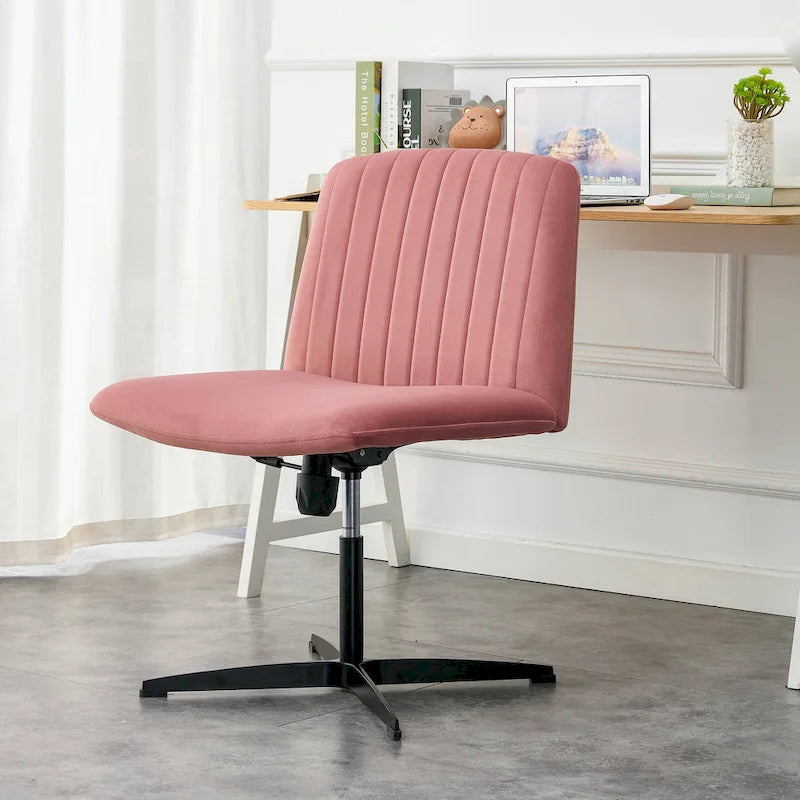Adjustable 360 Swivel Office Chair With Black Foot