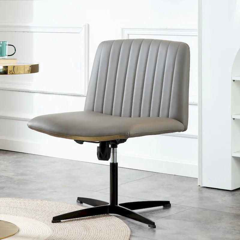 Adjustable 360 Swivel Office Chair With Black Foot