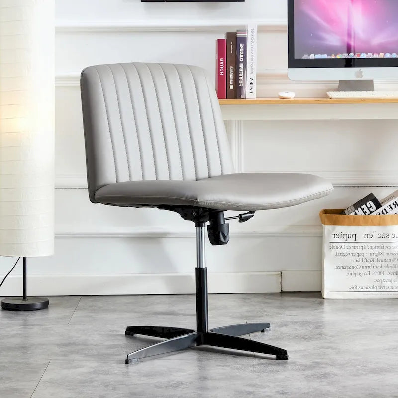 Adjustable 360 Swivel Office Chair With Black Foot