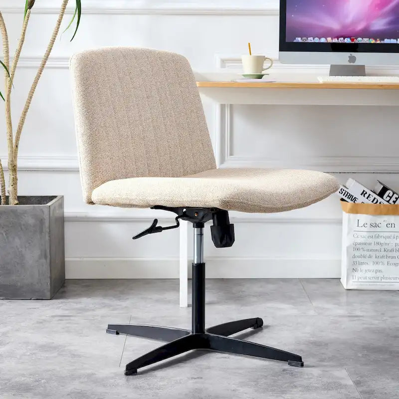 Adjustable 360 Swivel Office Chair With Black Foot