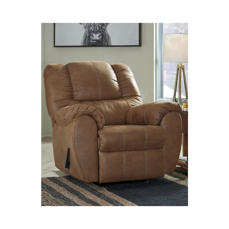 McGann Contemporary Rocker Recliner Brown