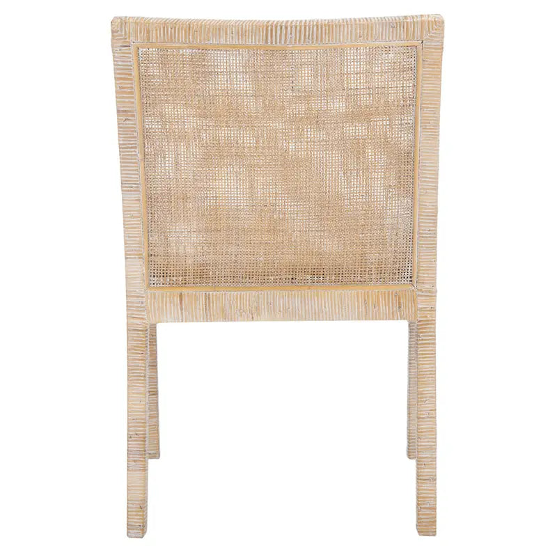 SAFAVIEH Almira Coastal Accent Chair with Cushion - 22.8 W x 22.4 L x 34.6 H - 23Wx22Dx35H
