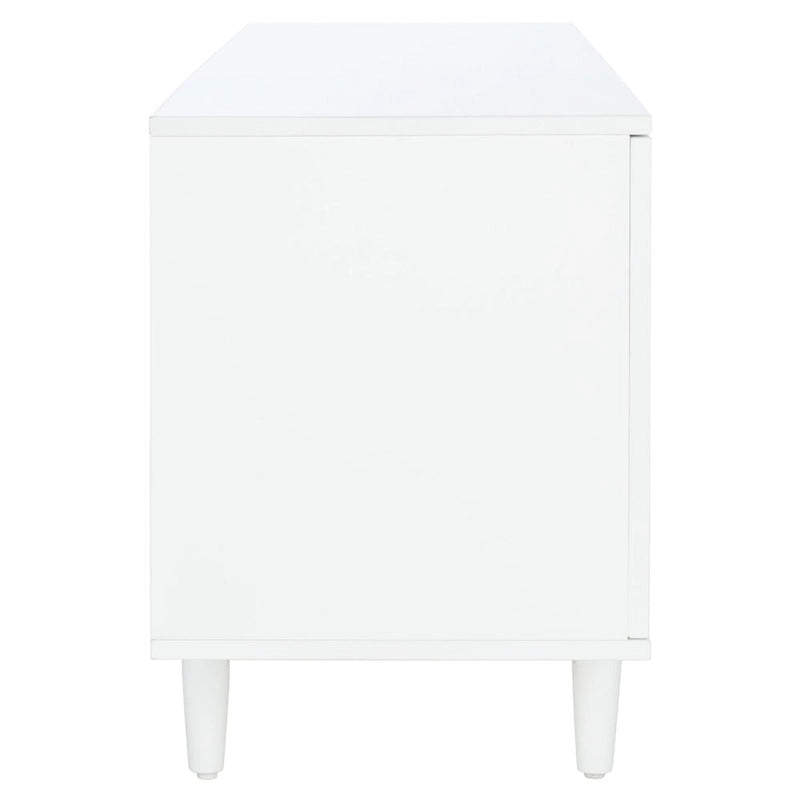SAFAVIEH Krysta 3 Shelf Patterned Media Stand - 54 W x 15 D x 22 H - 54Wx15Dx22H