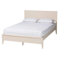 Primrose Mid-Century Fluted Wood Platform Bed