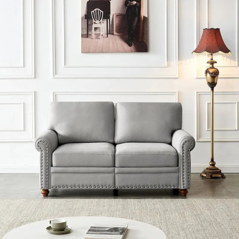 Linen Fabric Upholstery Sofa With Storage