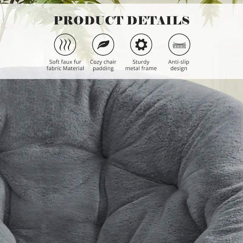 Comfy Linen Button Tufted Upholstered Accent Chair, Reading Armchair Sofa for Living Room, Bedroom