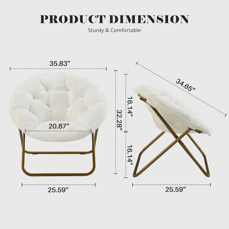 Comfy Linen Button Tufted Upholstered Accent Chair, Reading Armchair Sofa for Living Room, Bedroom