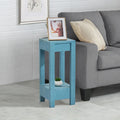 26 High Small Side Table End Table Square Nightstand for Bedroom Bed Side Living Room Sofa, D11 * W10.6 * H26