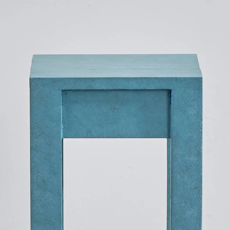 26 High Small Side Table End Table Square Nightstand for Bedroom Bed Side Living Room Sofa, D11 * W10.6 * H26