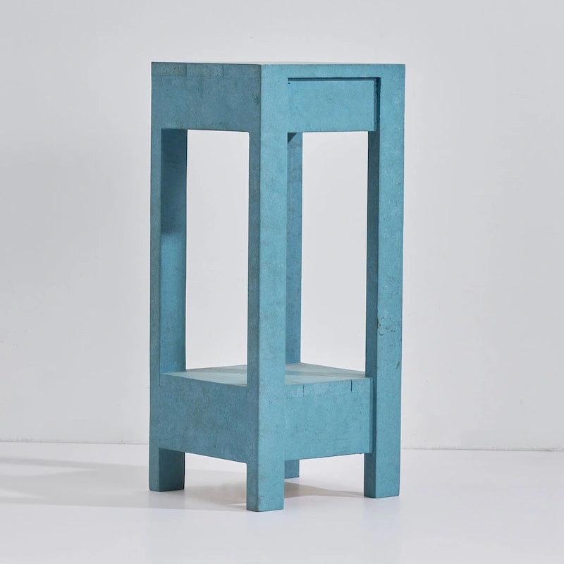 26 High Small Side Table End Table Square Nightstand for Bedroom Bed Side Living Room Sofa, D11 * W10.6 * H26