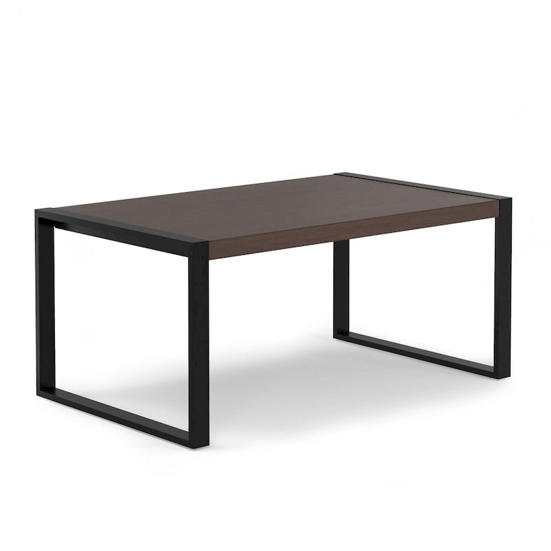 WyndenHall Phobe 66 inch x 40 inch Rectangle Modern Industrial Dining Table - 66 inches wide