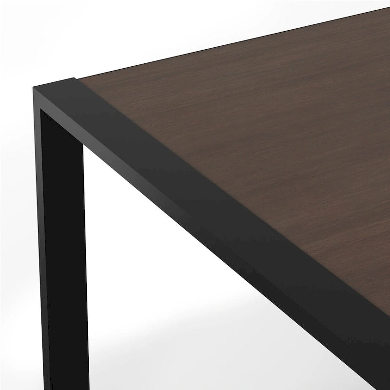 WyndenHall Phobe 66 inch x 40 inch Rectangle Modern Industrial Dining Table - 66 inches wide