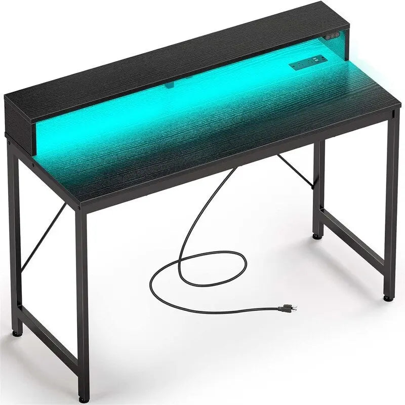 Computer Desk 39 inch with LED Lights