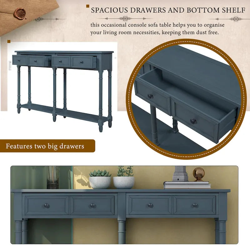 Sofa Table Easy Assembly