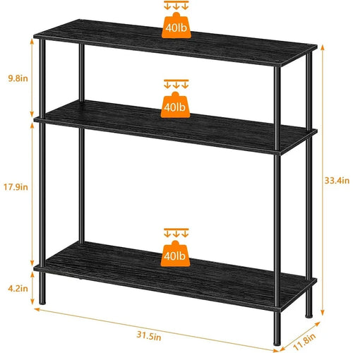 3 Tier Industrial Console Table