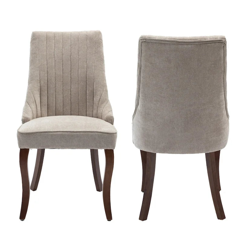 Upholstered Dining Side Chair Accent Chair Set of 2)