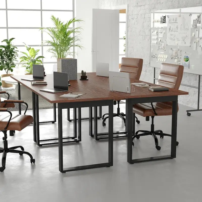 Commercial Conference Table with Laminate Top and U-Frame Base