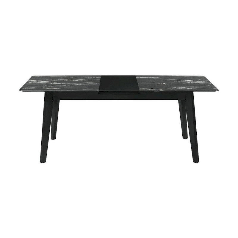 Bellingham Black Dining Table with Self-Storing Extension Leaf