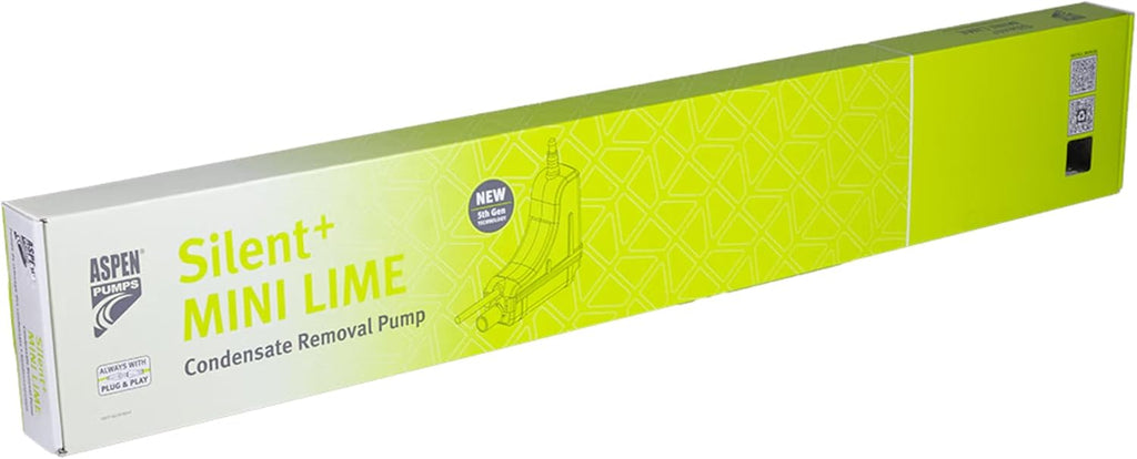 ASPEN Silent+ Mini Lime Kondensatpumpe – Maße und Ausstattung