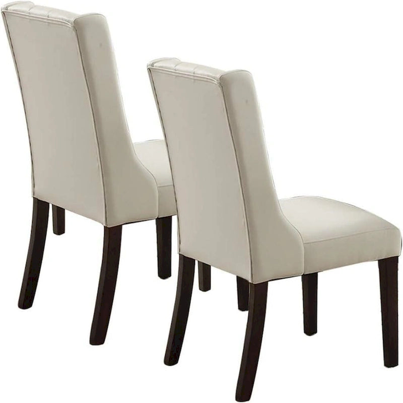 Modern Faux Leather Tufted Dining Chair,Set of 2