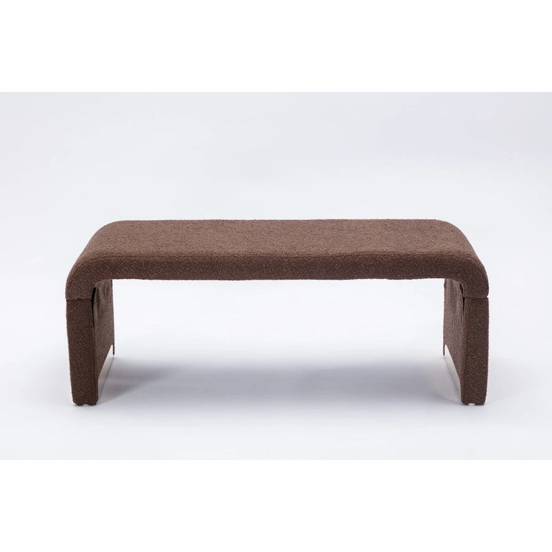 Bench With Gold Metal Legs