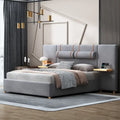 Queen Upholstered Platform Bed