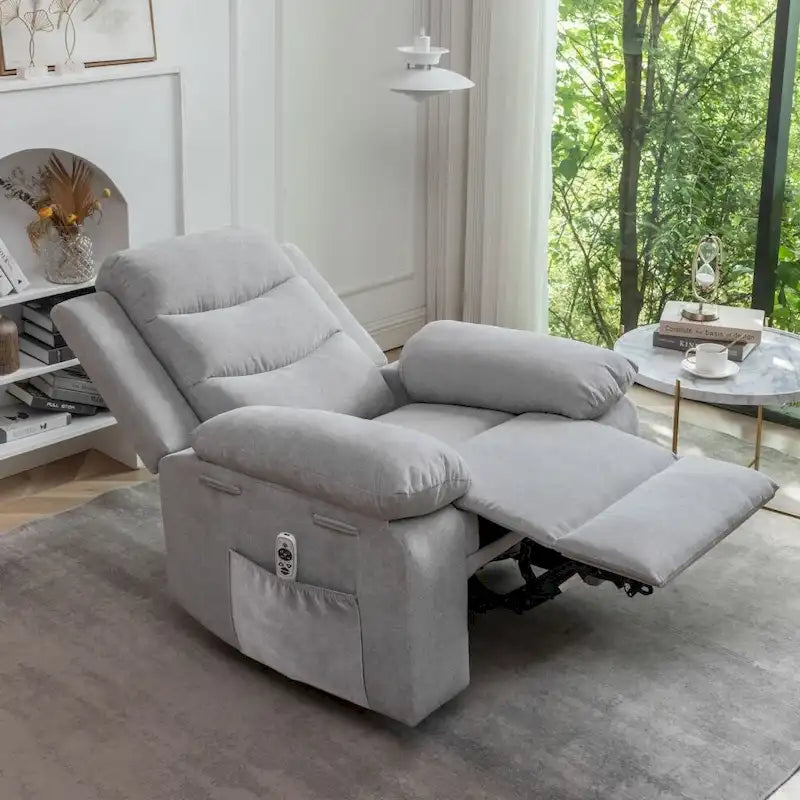 Power Recliner Chair with Adjustable Massage Function