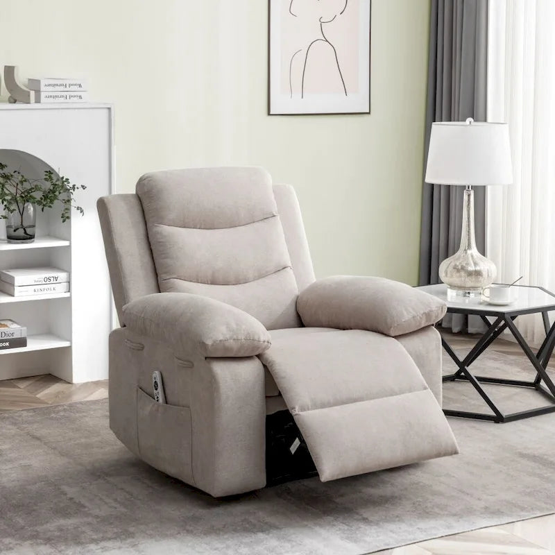 Power Recliner Chair with Adjustable Massage Function