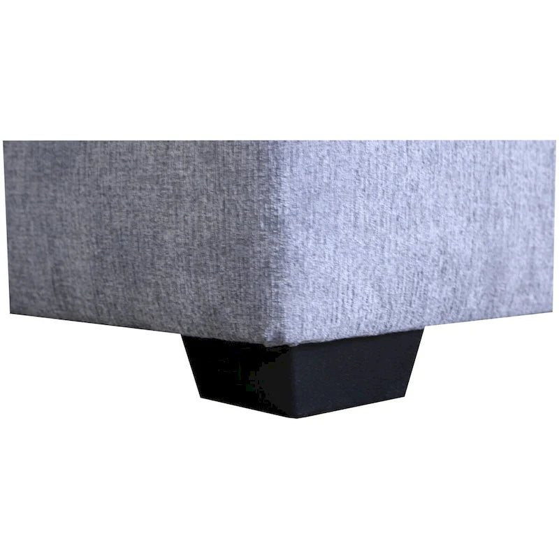 American Furniture Classics Cabral Slate Model A353V11-K2 L Shaped Sectional with 4 Throw Pillows