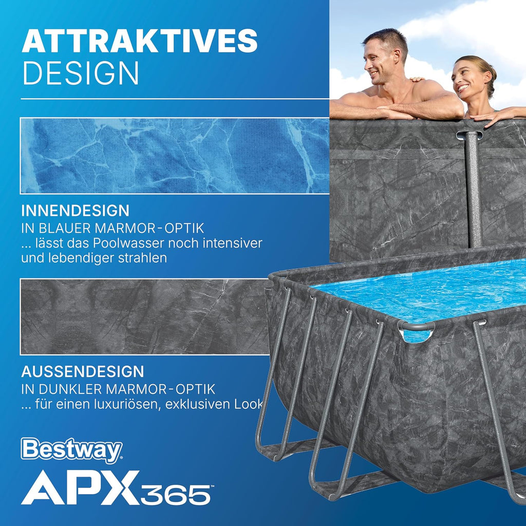 Bestway APX365 Winterfestes Frame Pool Set – Draufsicht 6/9
